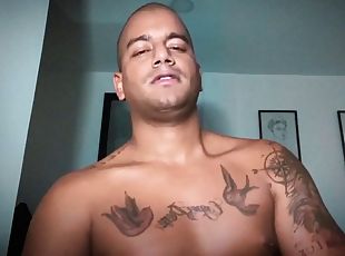 homosexuell, latina, sadomasochismus, gesichtspunkt, unterwäsche, hintern, fetisch, allein, tattoo