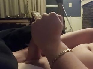 Jerking My 18yr Old Cock