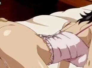 Anime babe enjoys hot sperm inside