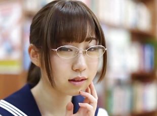 asiatique, lunettes, fellation, hardcore, japonais, branlette, couple, point-de-vue, ringard