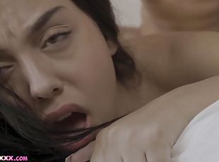 Bianca Bangs - Bianca's Stepbro Gives It One Last Time - perky tits brunette Latina slut in hardcore action