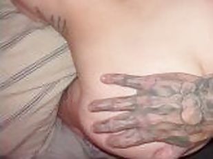 payudara-besar, orgasme, amatir, bokong, tato, penis