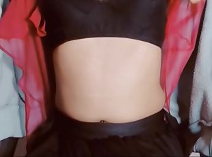 Sassykashi In Red Lingerie Showing Her Saggy Tits Young 18+ College Student 18+ (hindi Sexy Story)