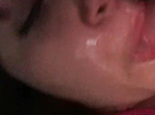 Yes cum on my face daddy