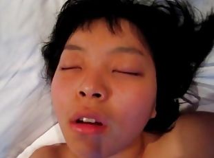 Asian GF dancing in club and filmed sleeping