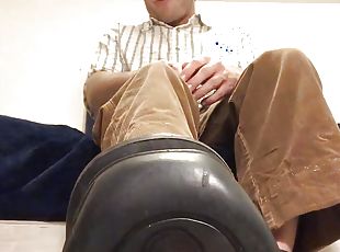 Stomp &amp; Bend Homo&#039;s Cock With Boots CBT PREVIEW
