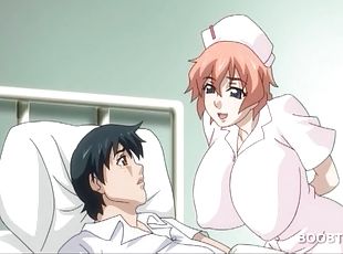 teta-grande, enfermeira, anime, hentai, peituda