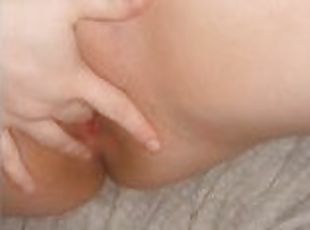 Babysitter Rubbing Clit Closeup