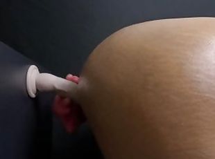 MASTERBATING with 5-inch DILDO in my ASS
