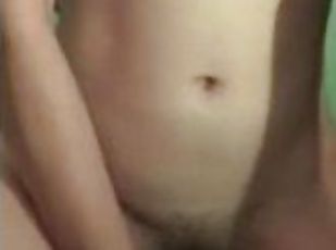 Home Alone and wanted to get fucked! Watch me SUCKING DICK and fucking myself in DOGGY