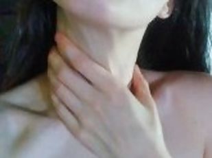 Hairy ONLYFANS Slut PinkMoonLust Plays ROUGH with TINY CUTE SMALL SAGGY TIT TITTIES BREAST NIPPLES