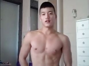 asiático, masturbación, gay, webcam, coreano