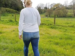 ? Alice Pees Her Jeans Over And Over! Piss Compilation!