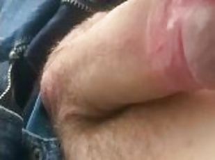Squirting cum out of my cock
