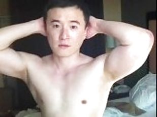 Cute Asian Jock Naked and Showing Cock