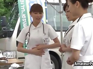 asien, krankenschwester, japanier, krankenhaus