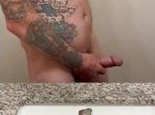 masturbacija, amaterski, veliki-kurac, sami, tetovaže, kurac