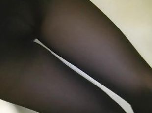 Pee / pissing ON STOCKINGS and FOOT / LEGS
