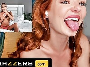 gros-nichons, masturbation, chatte-pussy, rousse, chambre-a-coucher, naturel, gode, seins, humide, gaie