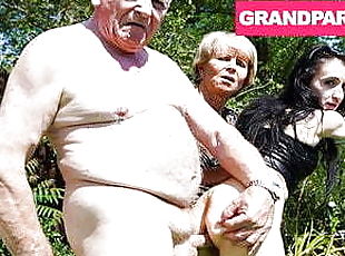 Rejuvenating Grandpa&#039;s Worn Out Cock with Granny 