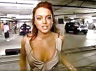 Lindsay Lohan's Big Round Boobs