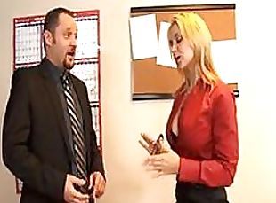 Smoking Hot Office Slut With Round Boobs Gets Fucked and Facialized