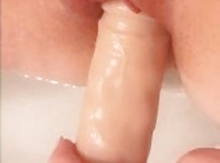 klitoris, onani, pussy, amatør, milf, massasje, blond, knulling-fucking, dildo, barbert
