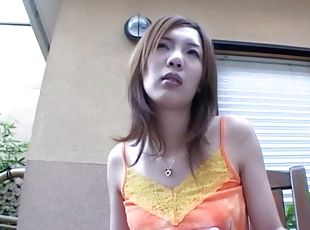 POV video of cute Japanese girl Noa Tsukishima giving a blowjob