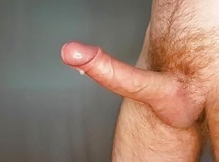 masturbation, orgasm, amatör, cumshot, gigantisk-kuk, avrunkning, sprut, ensam, close-up