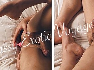 masturbation, femme, amateur, énorme-bite, pieds, ejaculation, bout-a-bout, fétiche, solo, bite