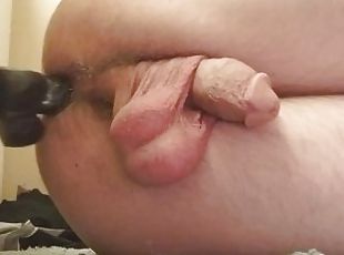 Girlfriend wanted to see my cock throb from anal