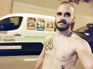 öffentliche, dilettant, homosexuell, europäische, euro, fetisch, allein, tattoo