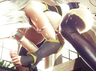 [LEAGUE OF LEGENDS] Ashe found a good use to her slave (3D PORN 60 FPS)