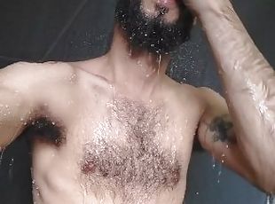 bading, hårete, amatør, homofil, brasil, høyskole, fetisj, dusj, alene