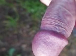 masturbation, orgasme, en-plein-air, public, amateur, ejaculation-sur-le-corps, énorme-bite, première-fois, ejaculation, solo