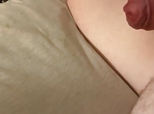 Cum with a prostate massager. Feels good.