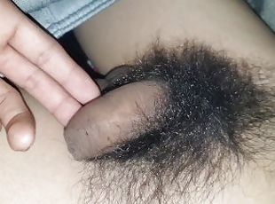 Soft cock freshman year hairy bush
