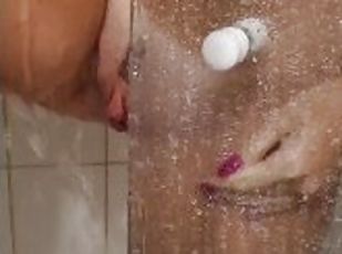 I caught my girlfriend taking a shower after sex