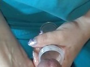 REAL sperm bank nurse in CALI helps her patients cum