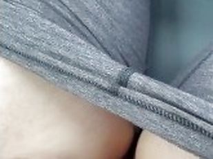 cute babe clit play in car with people around???? ( full vid onlyfans ????)