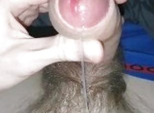 HUGE CUMSHOT while Masturbating at Night with Russian 7.5 inch dick