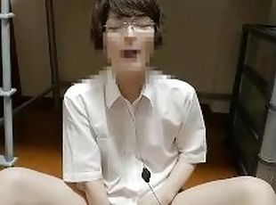 óculos, masturbação, anal, gay, japonesa, gay-adolescente