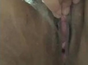 Hardcore squirting on screen playing with my wet pussy