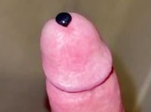 Cumming from pulling a 20 inch sound out of my cock