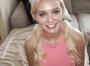 Blonde chick enjoys while being fucked hard - Kenzie Taylor
