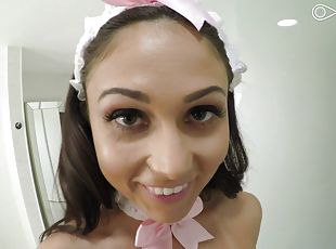 Busty housekeeper Ariana Marie rejoices at big productive dick