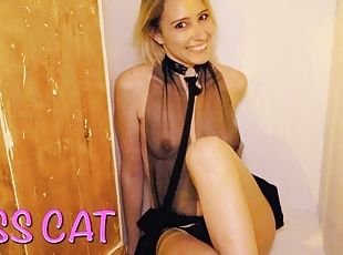 Obedient Russian stepsister is ready to make all wishes come true