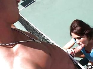 Sex On The Tennis Court With Katie Angel