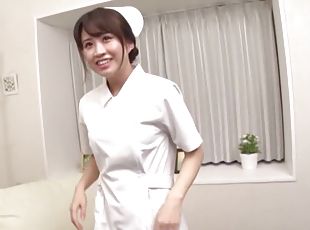 медсестра, киска, японки, парочки, стимуляция-пальцем, бритые-письки, униформа, брюнетки