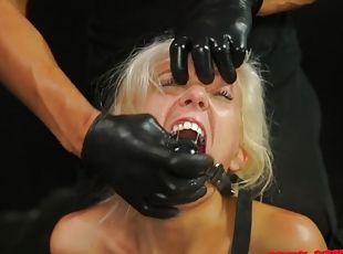 BDSM and a slave role are the favorite games for amazing Halle Von
